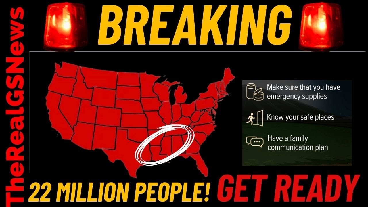 🚨 URGENT EMERGENCY - 22 MILLION PEOPLE - EXPERT WARNS: "PREPARE NOW" - DAYS AWAY