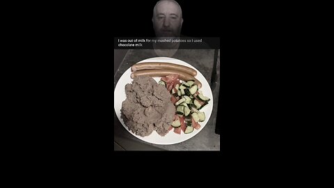 When you run out of white milk #funny #humor #reaction