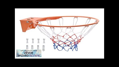 VEVOR Basketball Rim Wall Door Mounted Basketball Hoop Heavy Duty Q235 Basketball Review