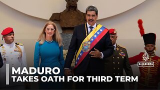 Venezuela presidential inauguration: Nicolas Maduro sworn in for disputed third term