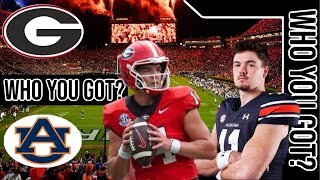 Georgia Bulldogs vs Auburn Tigers | Live Play by Play Stream | #collegefootball #sec 10-11-256🔥