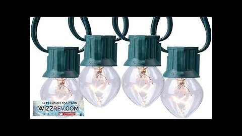 C9 Clear Christmas String Lights Outdoor Christmas Lights String Hanging Christmas Review