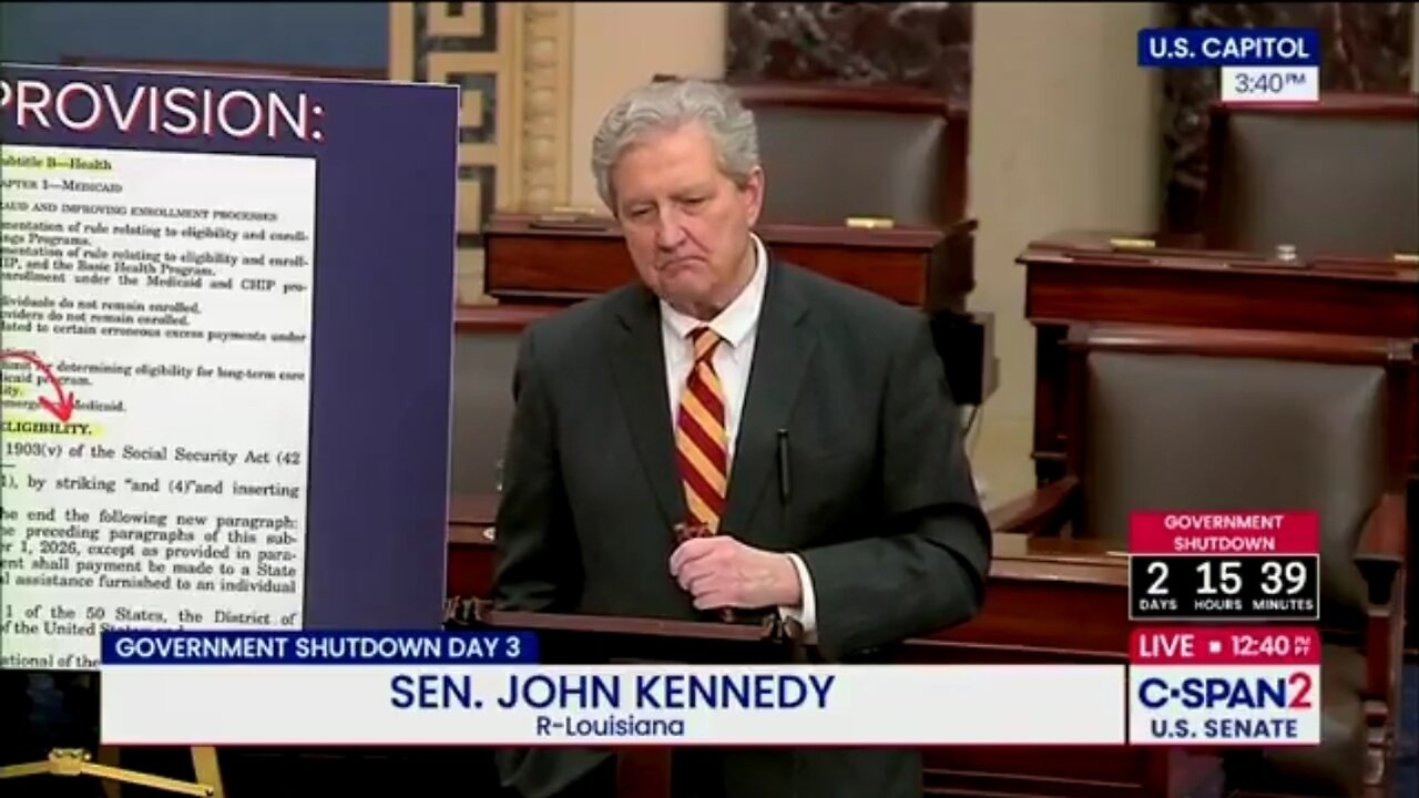 Sen Kennedy: Socialists Are In Control Of The Democrat Party