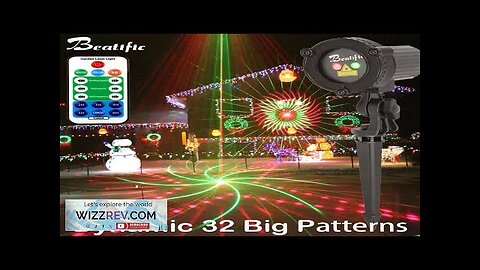 Laser Lights Outdoor for Christmas New Year Decoration Garden Lawn House Xmas Review