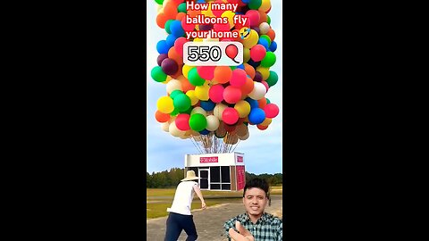 how many balloon fly your home