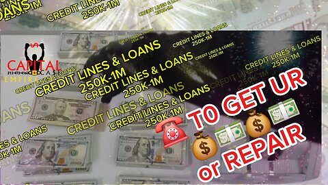 FUNDING & FAST CREDIT BUSINESS LINES OF & LOANS 250K-1M! 100LTV 1 WK CLOSE ELITE CRE FUNDING & TRAIN