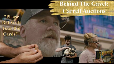 BEHIND THE GAVEL: PLEASE BID WITH YOUR BID CARDS!