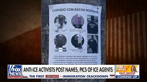 Anti-ICE activists post photos of LA agents: 'Targets on their backs'