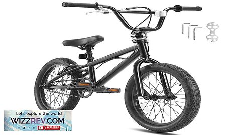 18-Inch BMX Bike Freestyle Bike Men Kids BMX Bicycle Hi-Ten Steel Frame Review