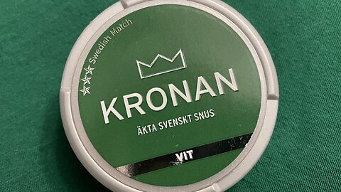 Kronan Vit Snus Review