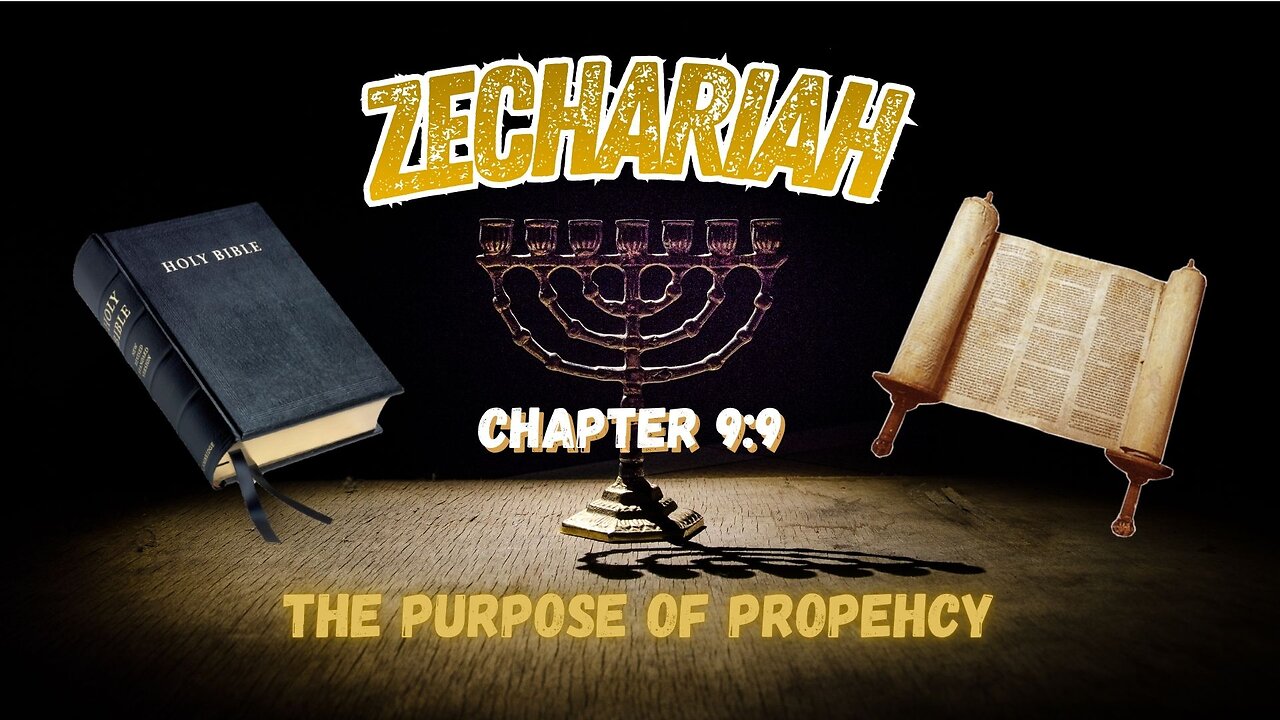 The Book of Zechariah Ch. 9:9 (The Purpouse of Prophecy)