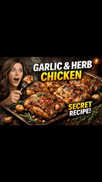 The Secret Behind Perfect Garlic and Herb Roasted Chicken Thighs