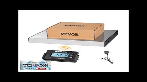 VEVOR Digital Shipping Scale 49 ft Wireless Control 440 lbs x 1.7 Review