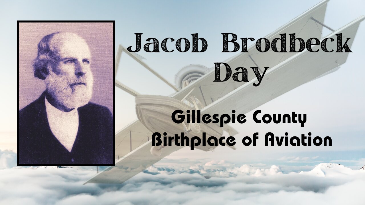 Dedication Ceremony - Jacob Brodbeck First Flight Fredericksburg Texas