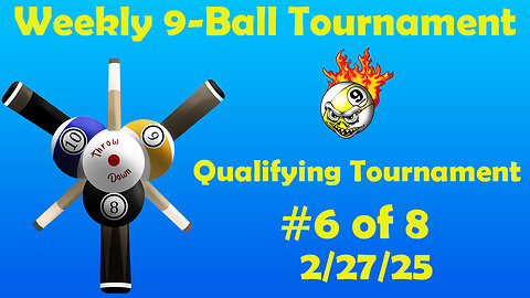 DBM Weekly 9-Ball Tournament