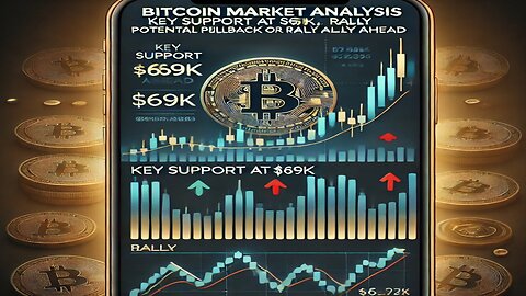 Bitcoin Market Analysis: Key Support at $69K, Potential Pullback or Rally Ahead