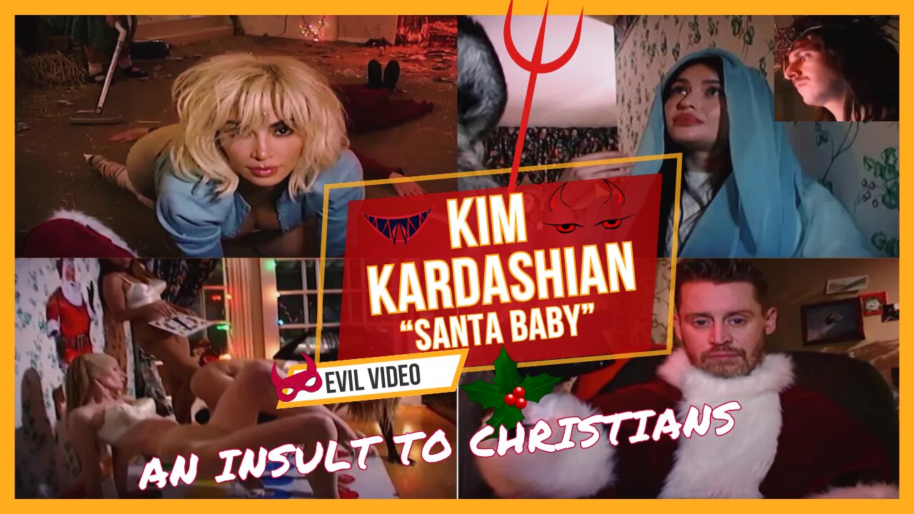 Kim Kardashian's EVIL "Santa Baby" video