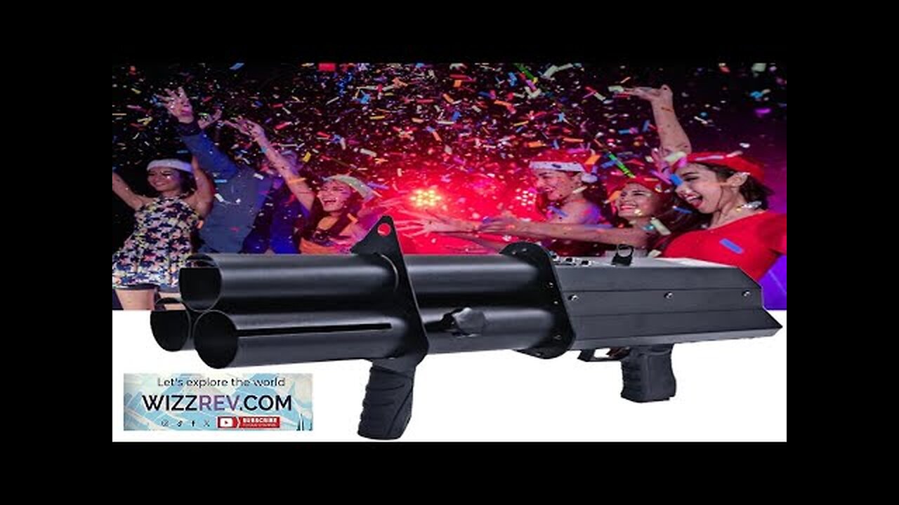 Electronic Salute Gun Rechargeable Electronic Salute Machine Hotel Disco Nightclub Party Review