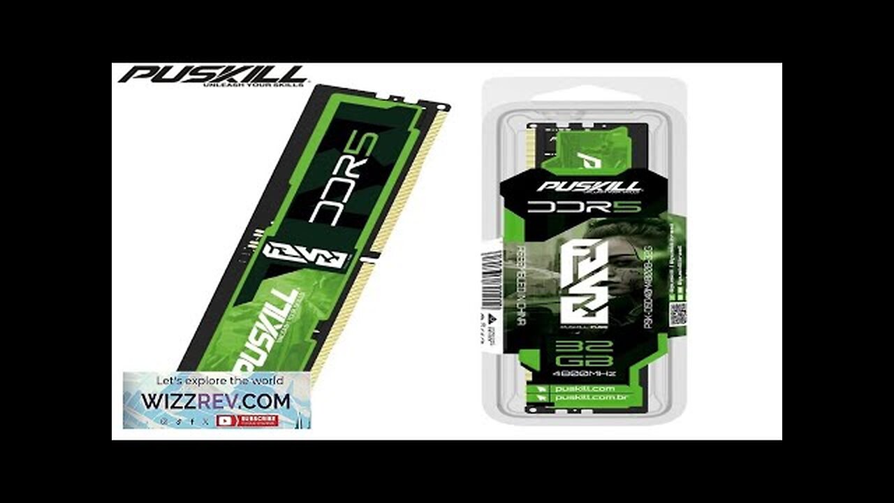 PUSKILL FUSE DDR5 Memoria RAM 32GB 16GB 8GB 1.1V 4800MHz 5600MHz PC5 Review