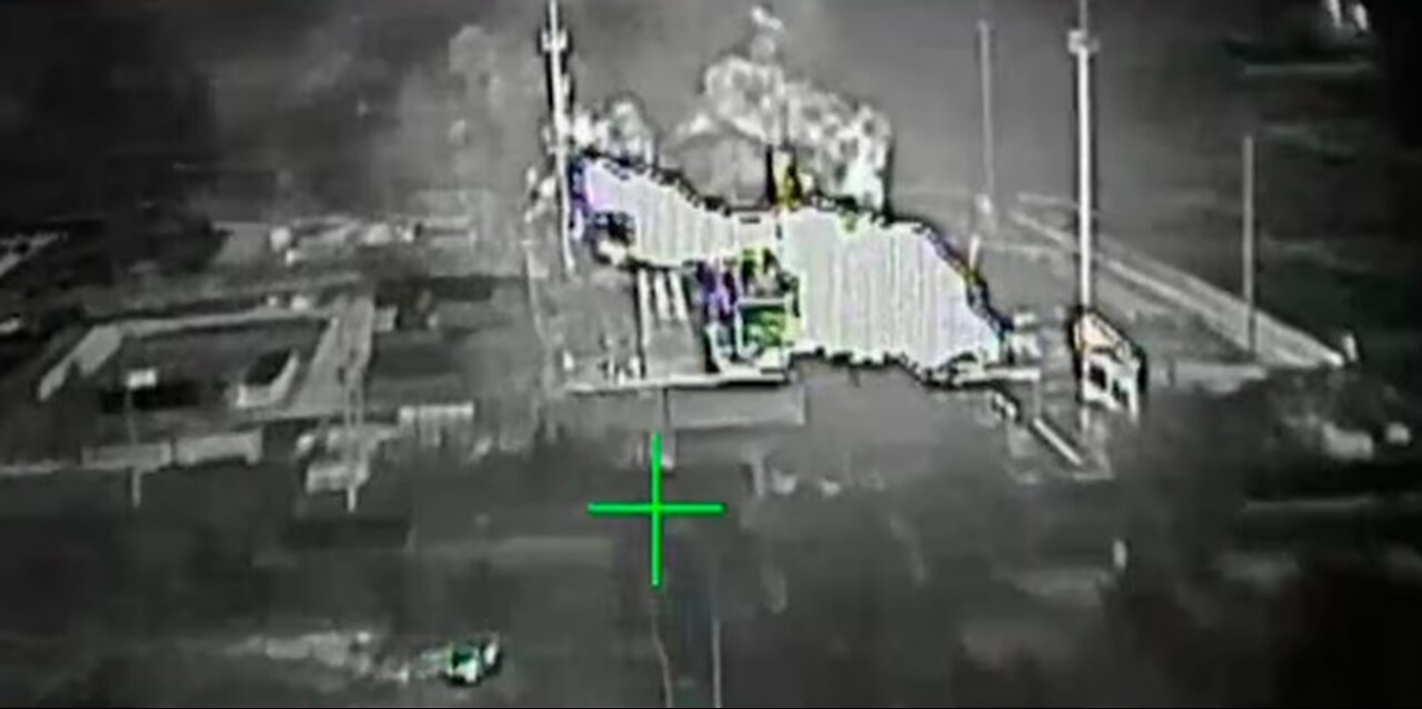 Ukrainian drones launch series of strikes overnight on Russian gas station in Luhansk, cause a blast