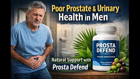 Poor Prostate and Urinary Health in Men : Causes, Signs & Natural Support Options
