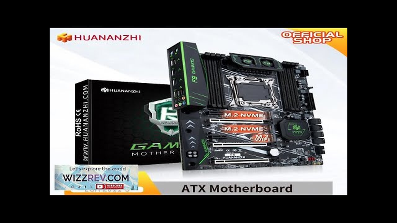 HUANANZHI X99 F8 LGA 2011-3 XEON X99 Motherboard support Intel E5 2640 Review