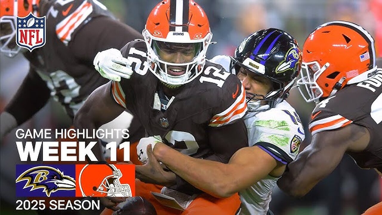 Baltimore Ravens versus Cleveland Browns week 11 game highlights