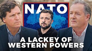 Tucker Calls Out Piers Morgan Over His Love of Ukraine Dictator Zelensky