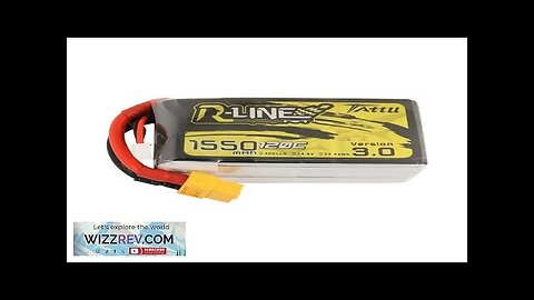 TATTU R-LINE V3.0 4S 14.8V 1550mAh 120C LiPo Battery XT60 Plug Review