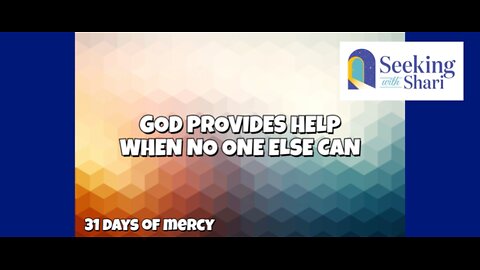 He Provides Help when No One Else Can - Day 18 of 31 Days of Judgement