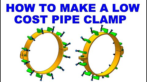 How to make a low cost pipe clamp.