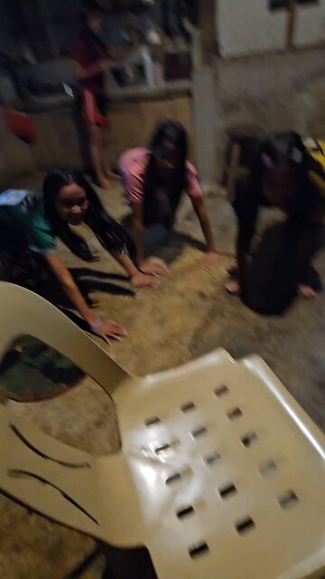 I made these girls do pushups...