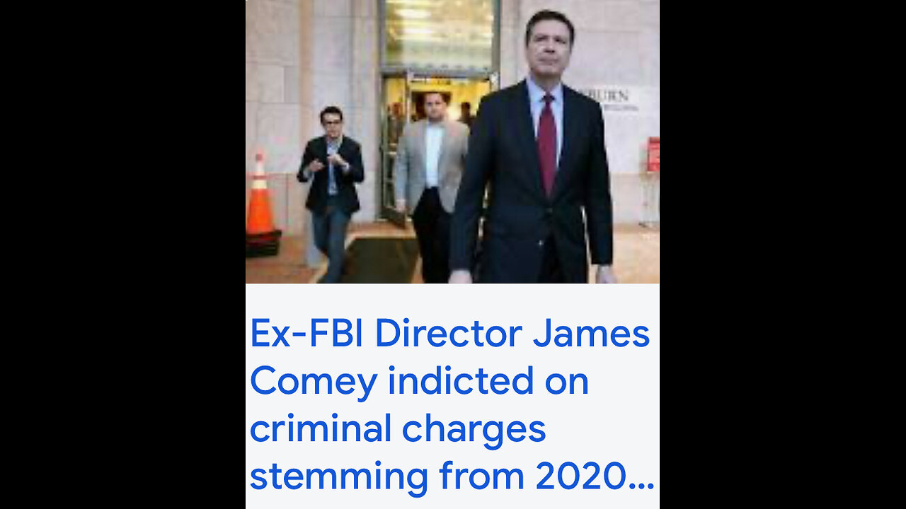 Comey indicted for lying and misleading congress