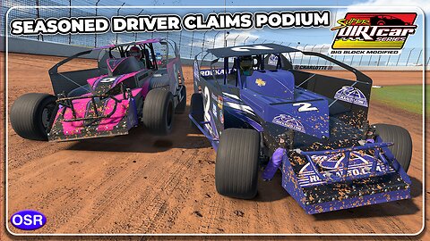 Veteran Driver Snags Podium Finish in iRacing Big Block Modified Mayhem at Charlotte Dirt Track