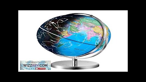 VEVOR Illuminated World Globe with Stand 9 in/228.6 mm Educational Earth Globe Review