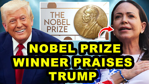The Nobel Peace Prize Was STOLEN From Trump | Winner DEDICATES it to Him