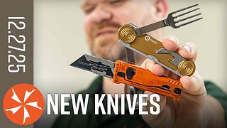 Last New Knives of the Year - New Knives December 27th, 2025 at KnifeCenter