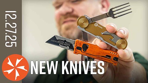 Last New Knives of the Year - New Knives December 27th, 2025 at KnifeCenter