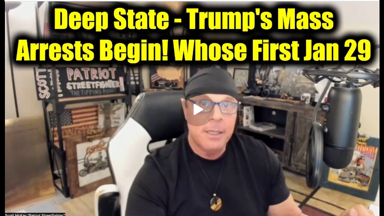 Scott McKay Update "Deep State" - Trump's Mass Arrests Begin! (1.29.2025)