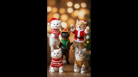 Christmas kittens Christmas time