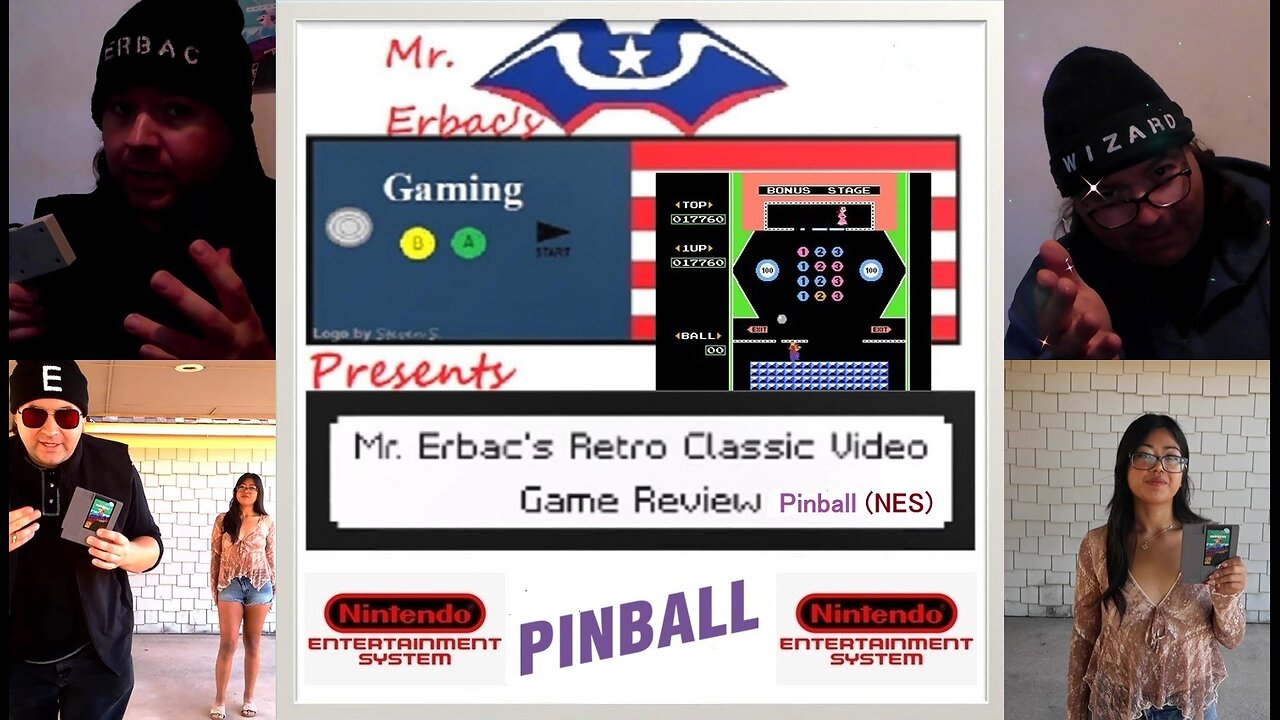 Mr. Erbac's Retro Classic Video Game Review - Pinball (NES)