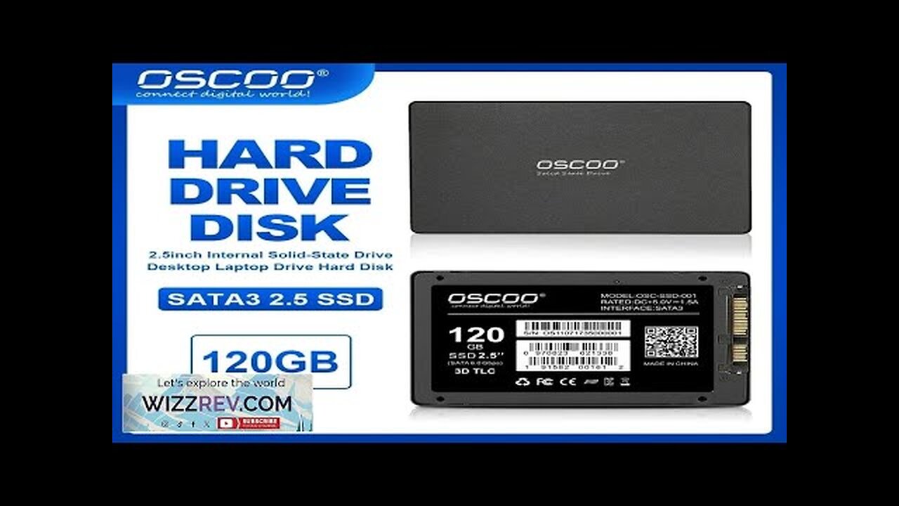 OSCOO Factory Wholesale 120GB 240GB 512GB 2.5INCH SATA3 SSD 3D TLC NAND Review