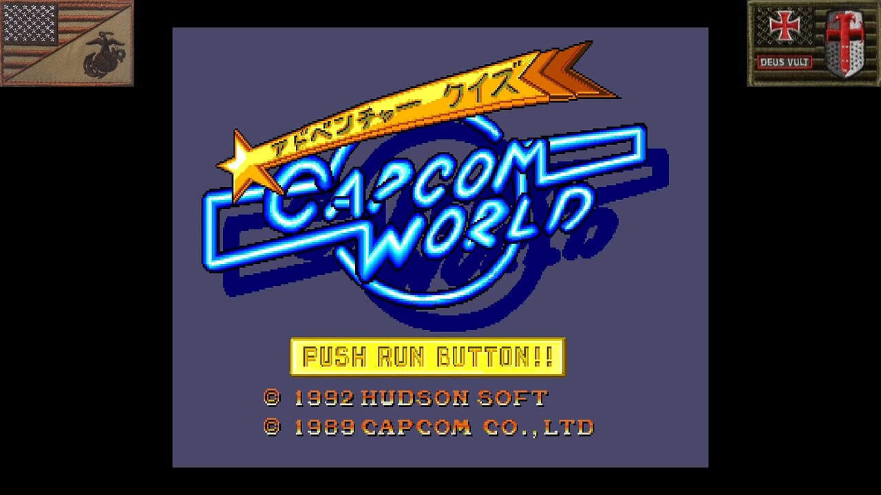 アドベンチャー・クイズ: カプコン・ワールド (PC Engine CD - Attract Mode) [JP Only]