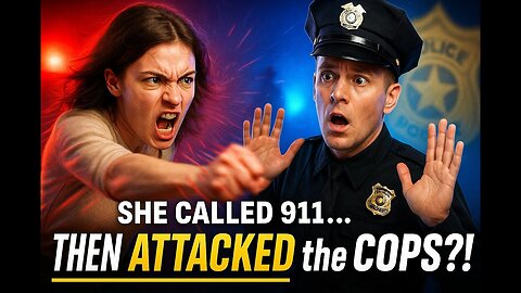 Domestic Dispute Call Takes a Shocking Turn: Girlfriend Arrested After Attacking Police!"