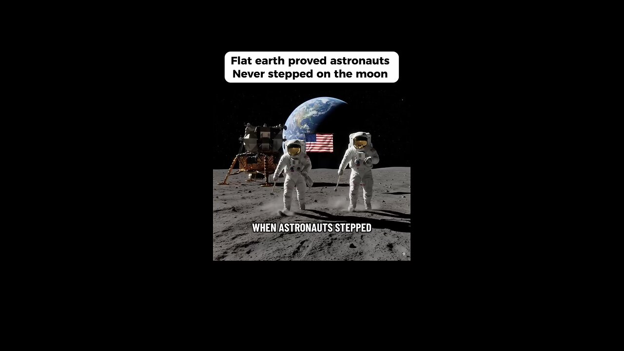 Flat Earth Proof - No Man Ever Stepped On The Moon
