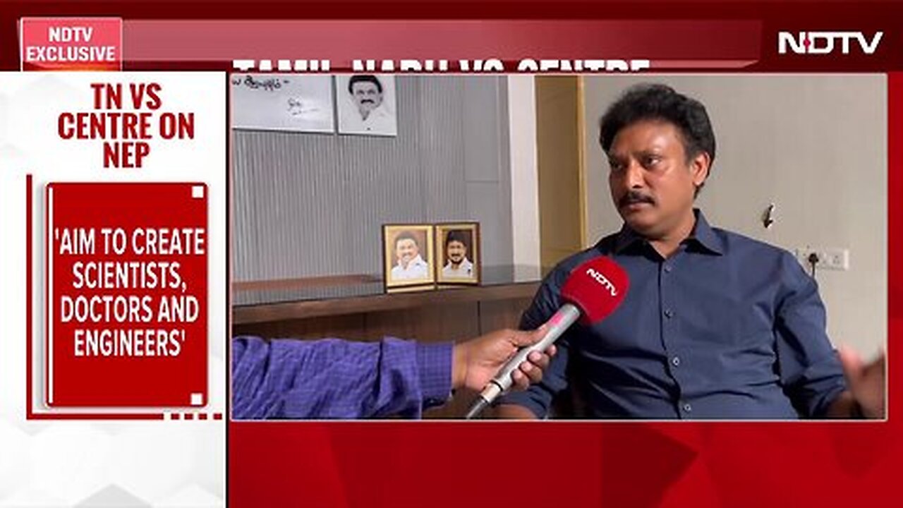 NEP Tamil Nadu _ TN Edu Minister Amid Language Row_ Indirectly Trying To Encourage Hindi