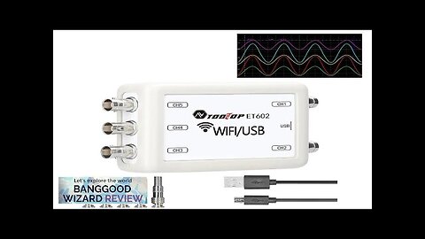 TOOLTOP ET601/ET602 Wi-Fi USB 5 Channels Virtual Oscilloscope Wireless Storage Oscilloscope Review