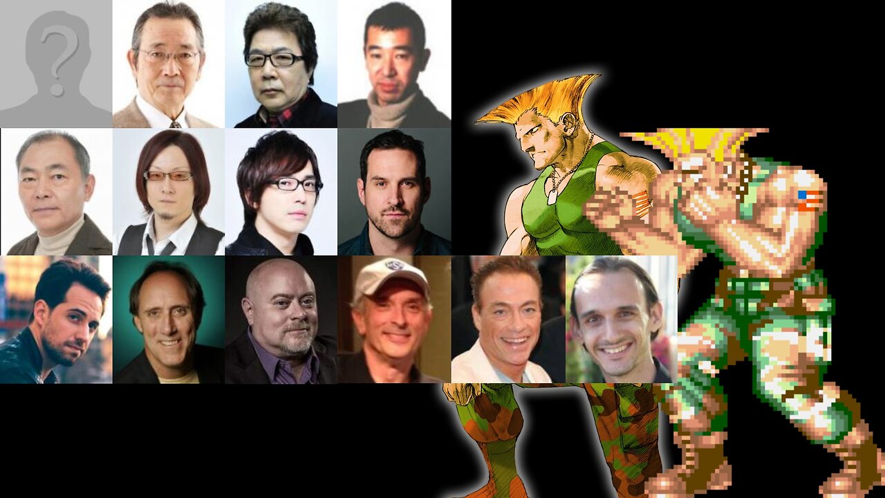 Video Game Voice Comparison- Guile (Street Fighter)