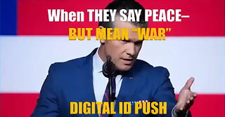 When they say PEACE but mean WAR