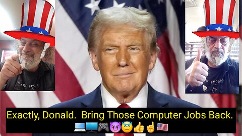 Trump Makes Tech Companies Invest Locally. 💻🖥🎮😈😇👍☝️🇺🇲